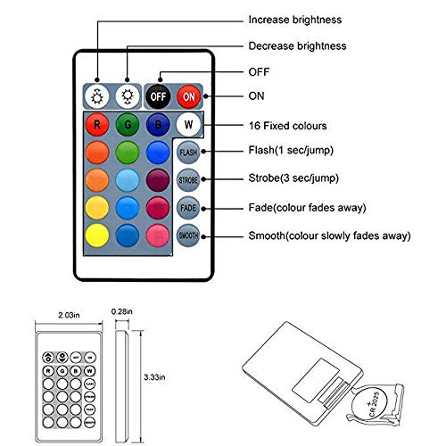 Dudu 10W Par30 Rgb Dimmable Led Spotlight Bulb With Remote - 16 Color Indoor Floodlight