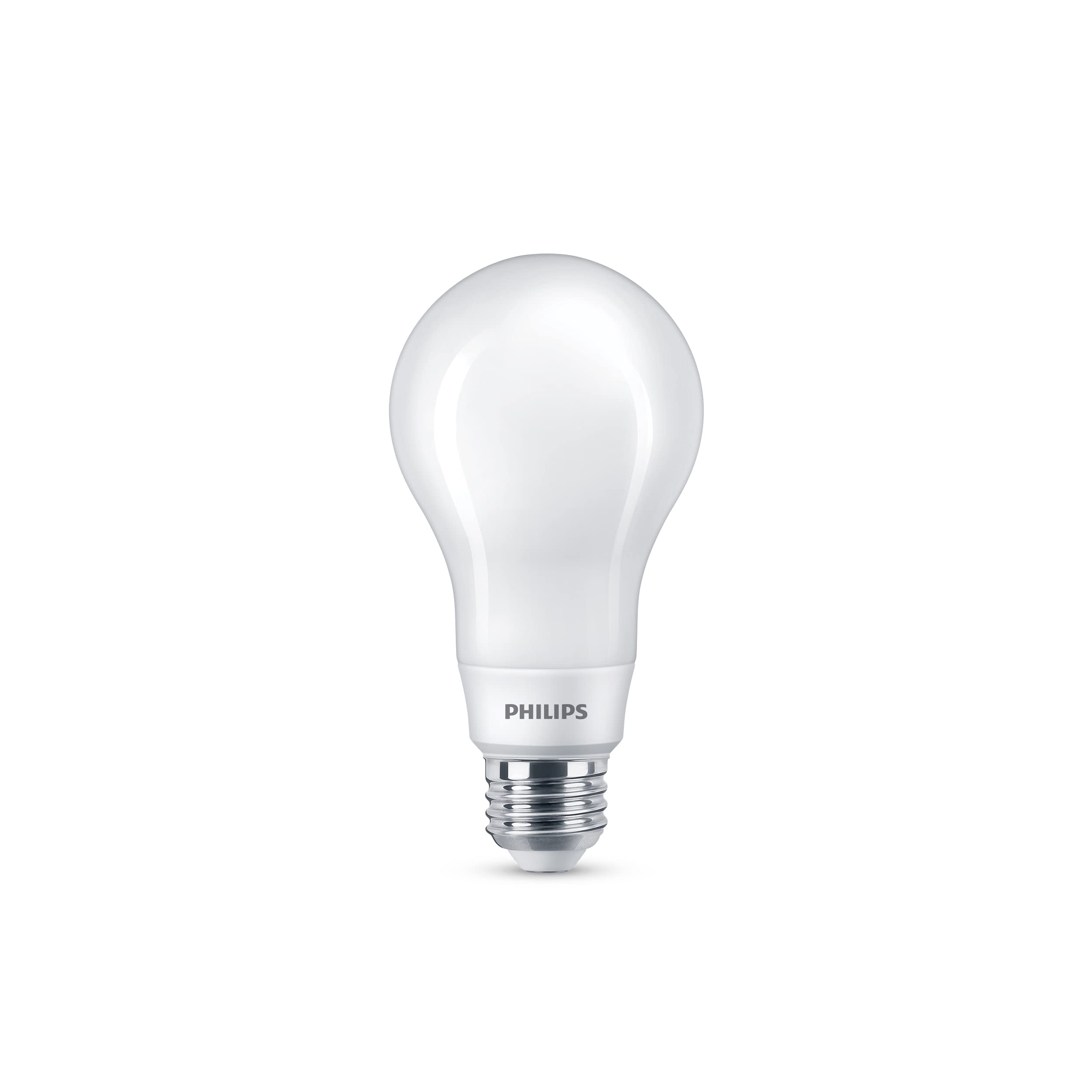 PHILIPS LED Dimmable A21 Light Bulb 12W=100W 1600 Lumen EyeComfort 2-Pack Frosted Glass E26 Base