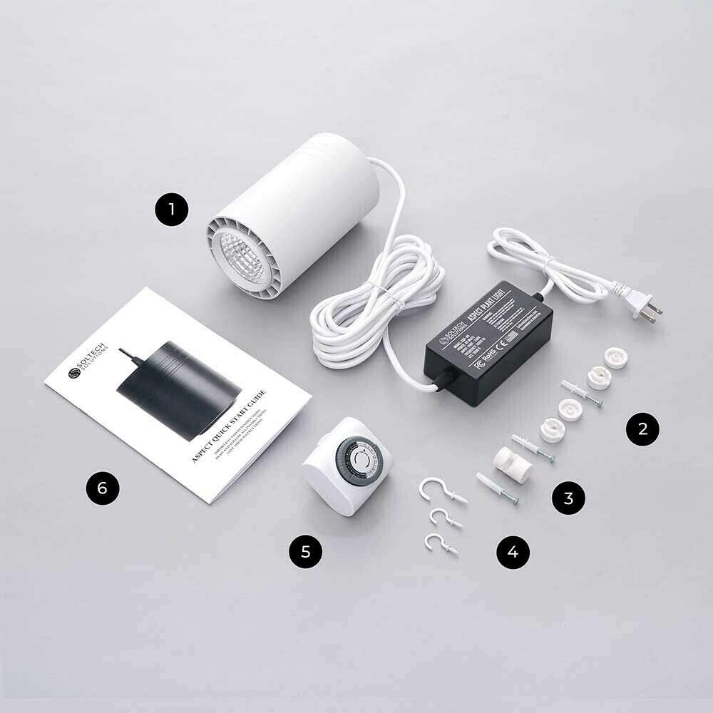 Large White Aspect Luxury Led Grow Light - For Medium And Large Plants