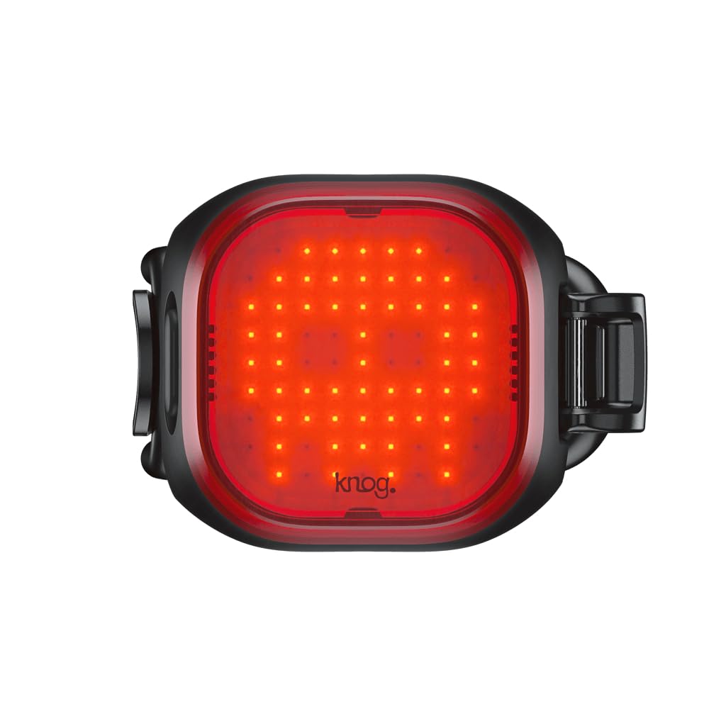 KNOG Blinder Mini Rear Bike Light - USB Rechargeable, 30 Lumen, 8 Flash Modes, IP67 Waterproof, 17g, Black, Model 12985