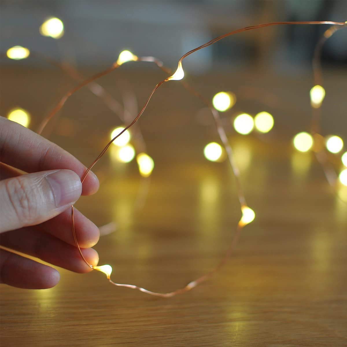 XERGY 100 LedS Fairy String Lights Battery Powered Copper Wire For Home Decoration Diwali Lighting Festival Rice Ferry Light-War