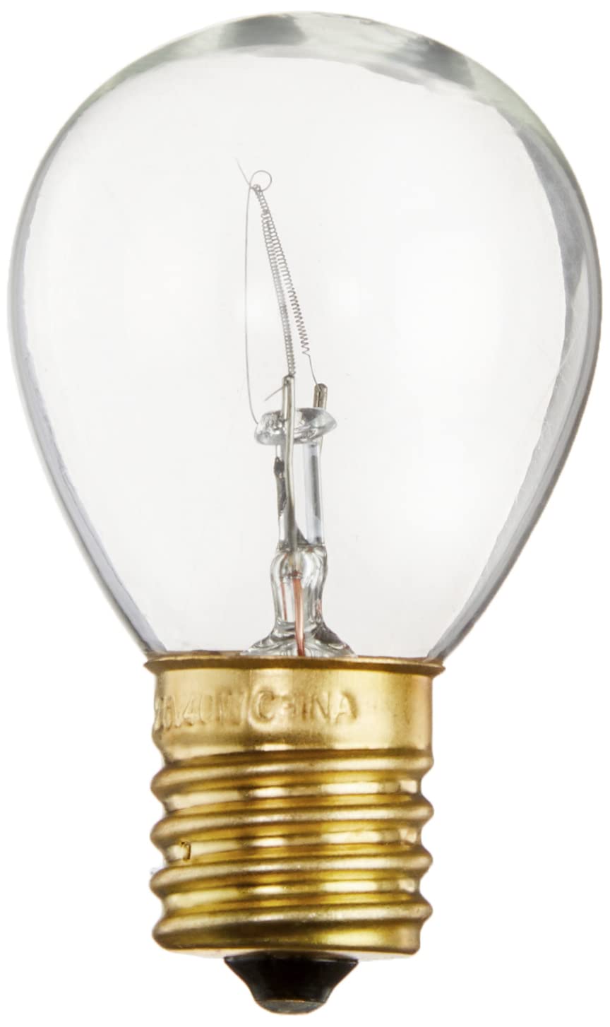 Satco S3629 Intermediate Base 40-Watt S11 Light Bulb, Clear, 1 Count (Pack of 2)