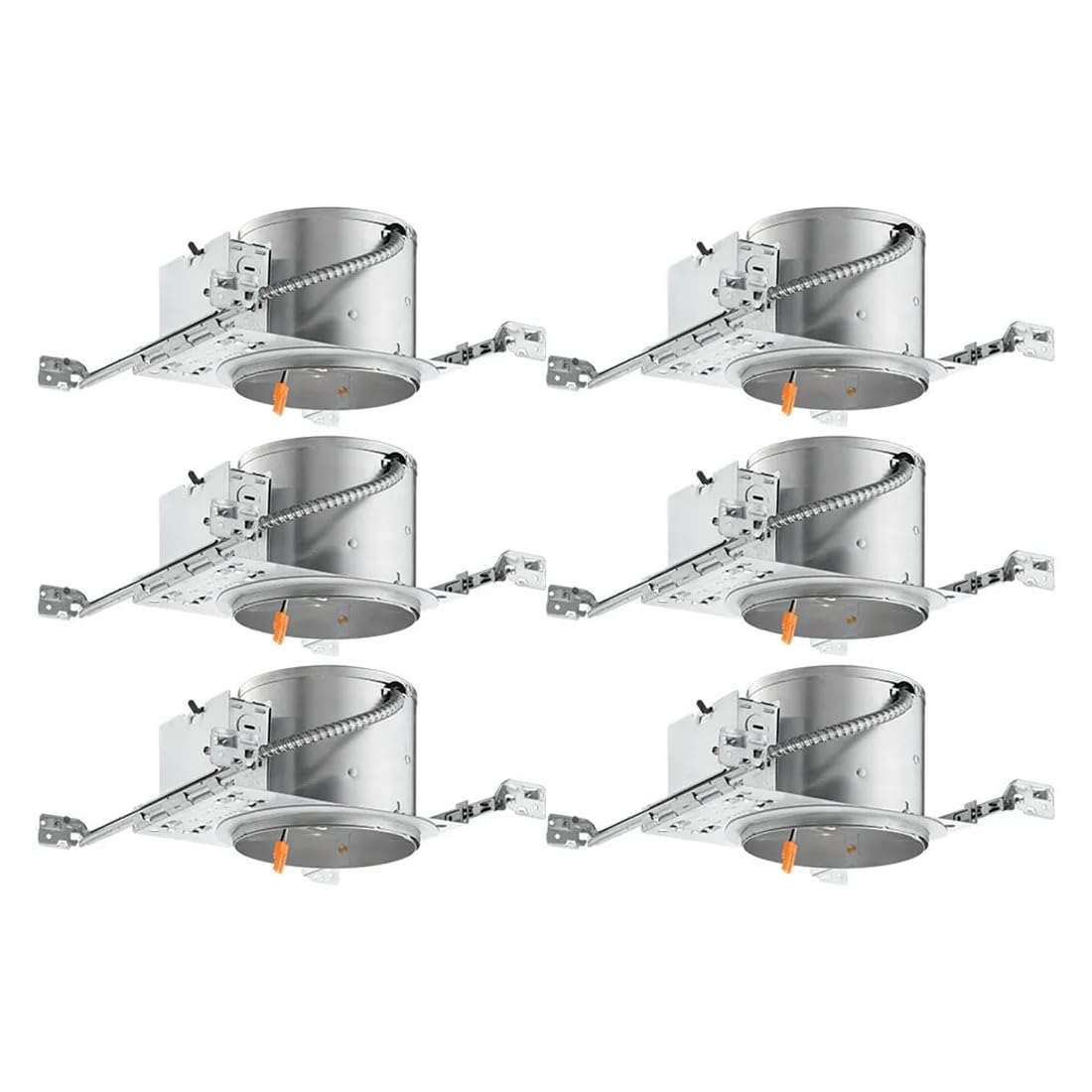Juno 6 Quick Connect Housing for LED Recessed Lights for New Construction, IC Rated, Air-Loc Sealed LED Recessed Light Housing, 