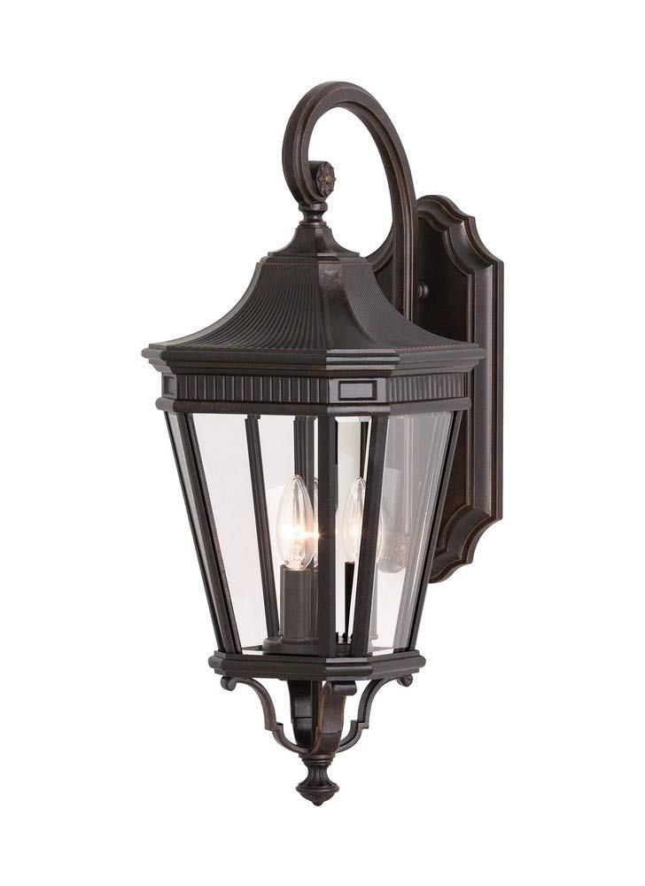 Feiss Lighting-Cotswold Lane-Outdoor Wall Light Traditional Aluminum Approved for Wet Locations in Traditional Style-9.5