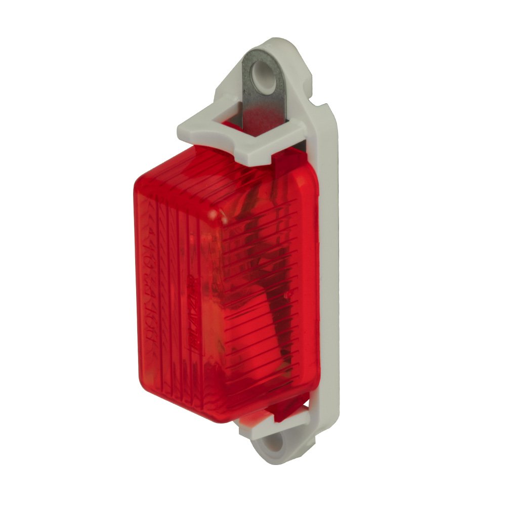 Blazer International B486R Mini Rectangular Side Clearance Marker Light, Red, Pack of 1