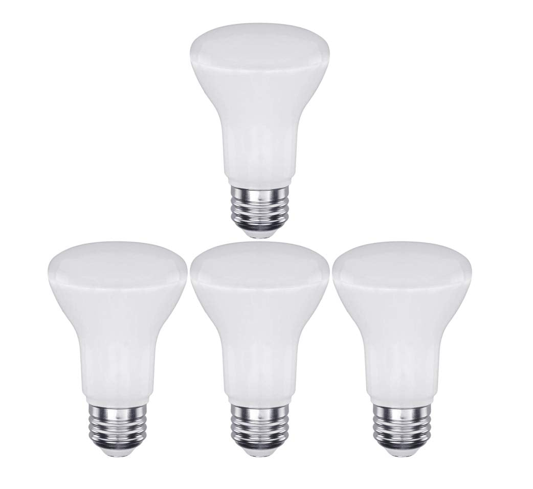 Ctkcom 7W Br20 Led Light Bulb (4 Pack)- 2.5 Inch 65W Equivalent Indoor/Outdoor Lighting Super Bright 6000K Daylight White 120 Beam Angle Led Indoor Flood Light Bulbs Ul Listed E27 Base