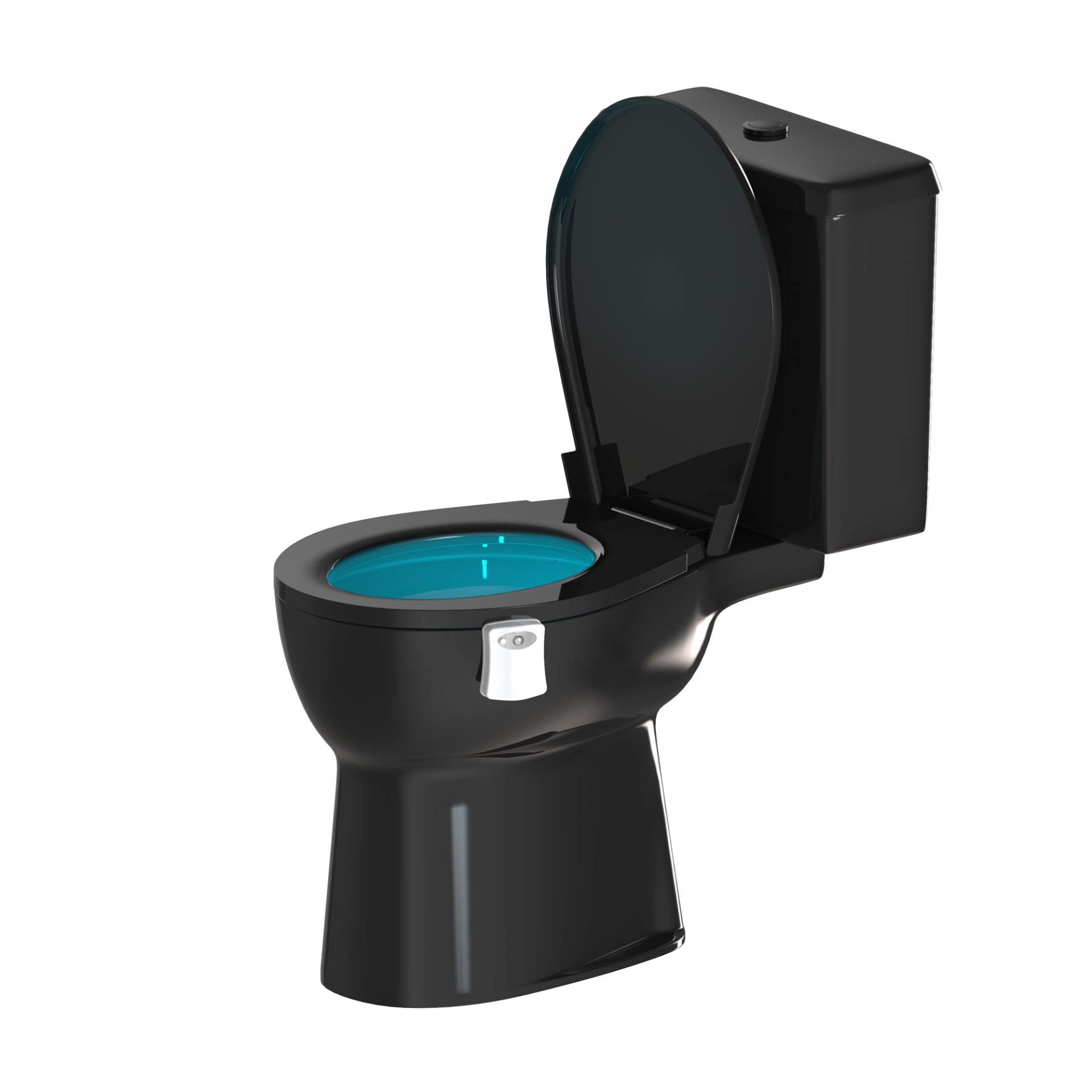 Tzumi Glow Bowl Led Toilet Night Light - Color Changing Motion Sensor Bathroom Light