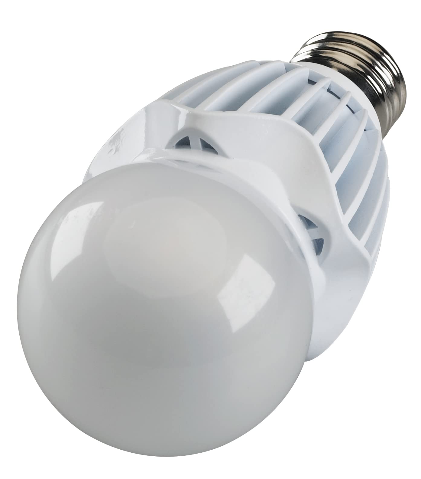 Satco Hi-Pro - 5 Inch 20W A21 Led Medium Base Replacement Lamp-2700 Color Temperature-White Finish, 2700K
