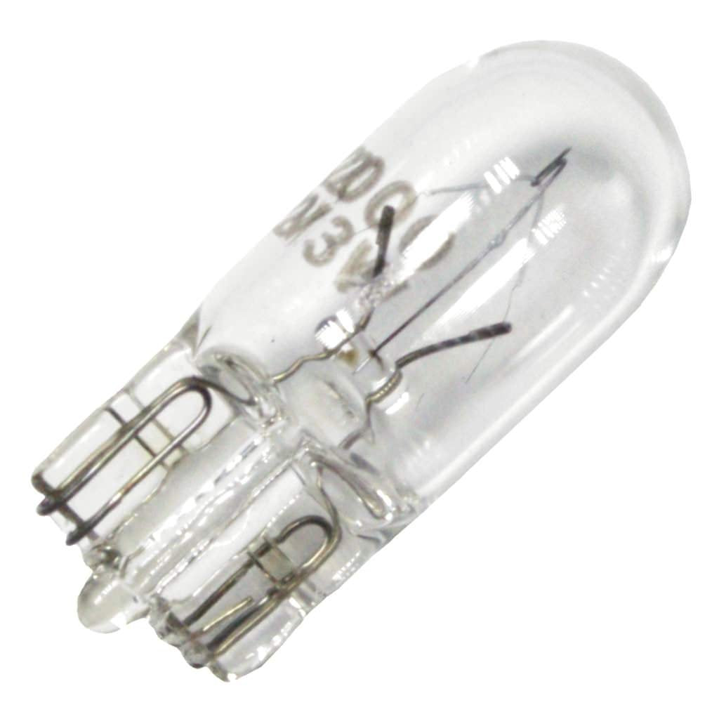 Bulbrite Xenon Light Bulb, 3 Watt Dimmable, Clear T3, Wedge Base, 12 Volt, Warm White, Model 715503