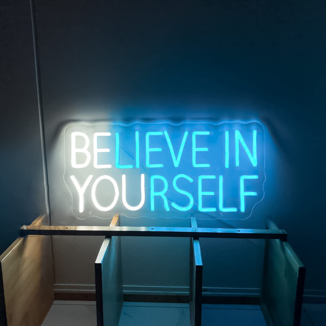 CIONAOR Custom LED Neon Sign, 8MM Thick Acrylic, Business Sign, 13 Colors, Personalized for Salons, Bars, Bakeries, Coffee Shops