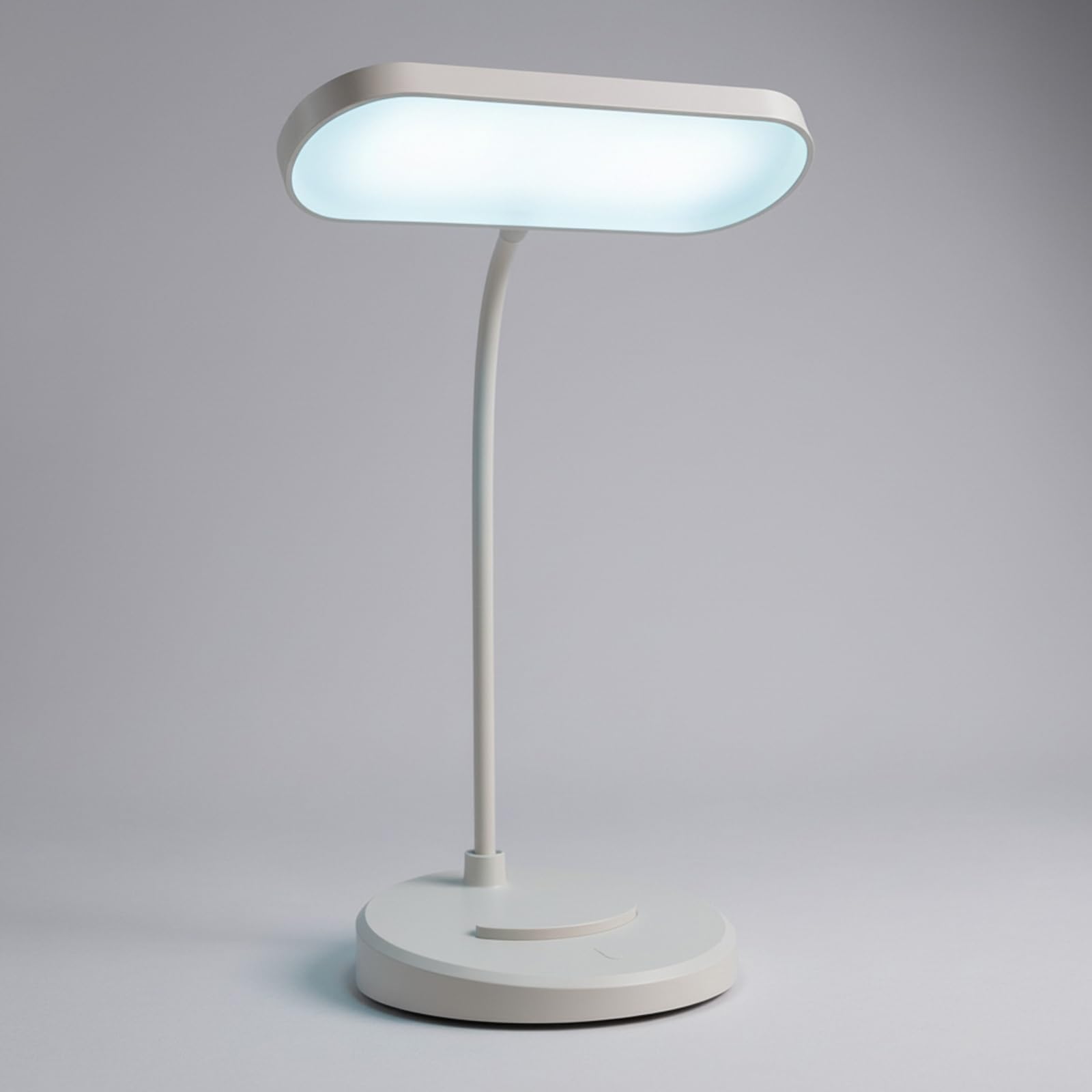 TUUWAI Desk Lamp, Eye-Caring LED for Students, Touch Dimmable, 3 Color Modes, USB-C Rechargeable, Flexible Gooseneck with Phone 