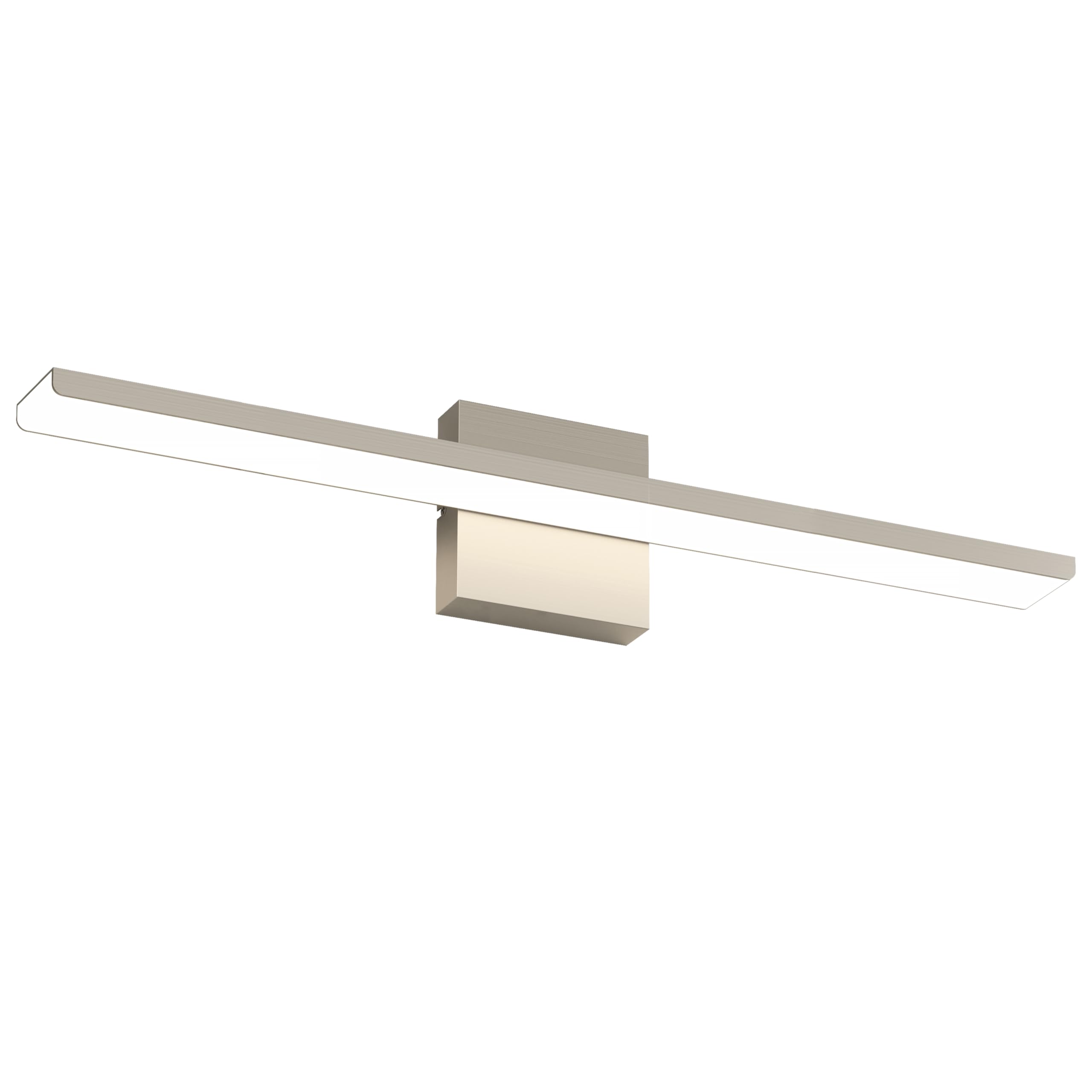 JUSHENG Bathroom Vanity Light Brushed Nickel Vanity Lights for Bathroom Light Fixtures Dimmable Vanity Light Bar 24 Inch 24W 6