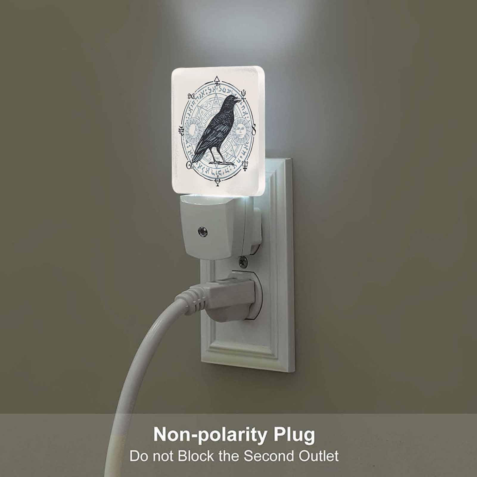 Chrobak LED Night Light Raven Octagonal Star with Dusk to Dawn Sensor, Energy Efficient, Model WML-Night-Light-231023-112