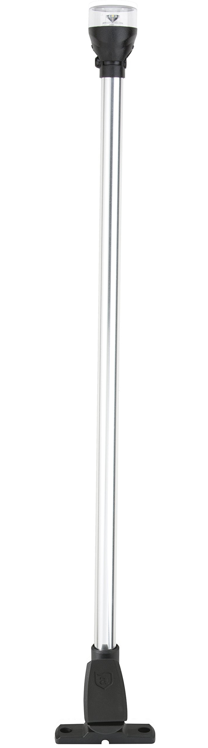 Attwood Folding All-Round LED Pole Light, 12” Aluminum, Model 5557-P12A7