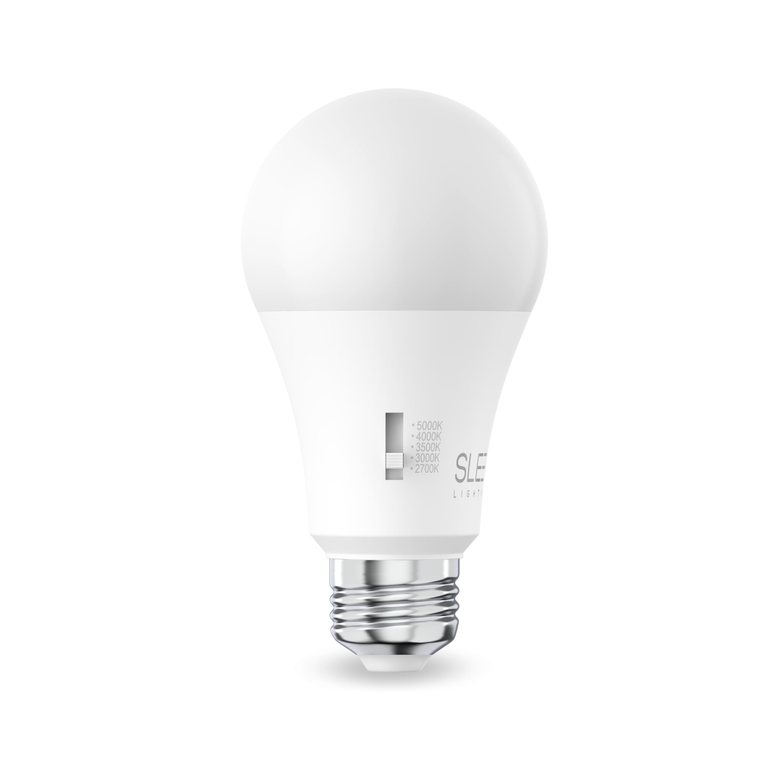 Sleeklighting A19 Light Bulbs 75 Watt Equivalent 11 Watt Led Bulb, 1100 Lumens, Dimmable, 5 Cct (2700K/3000K/3500K/4000K/5000K)