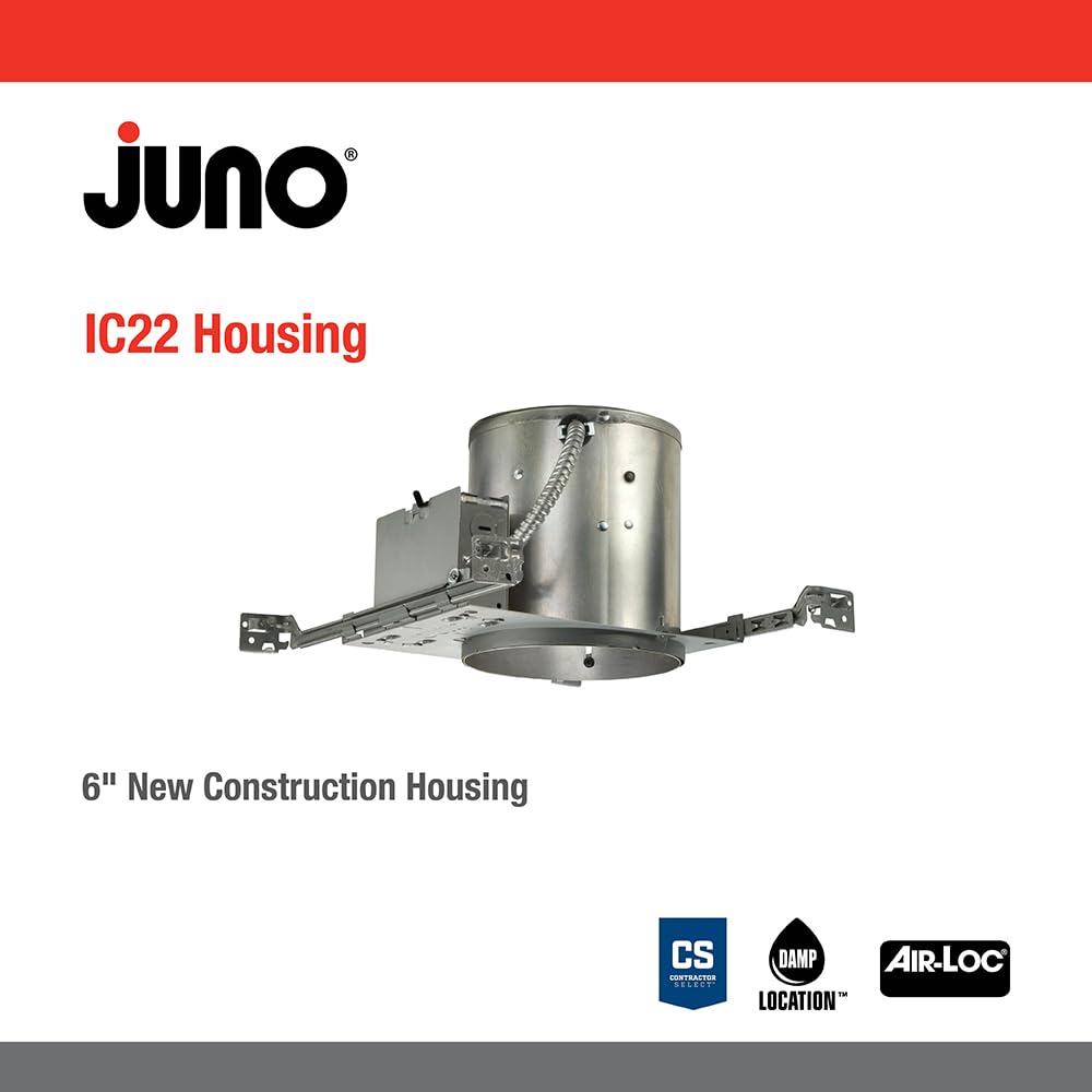 Juno Lighting Ic22 Contractor Select 6-Inch Ic Rated Universal Incandescent Housing