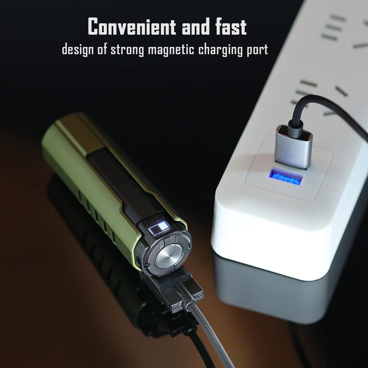 IMALENT LD70 EDC Flashlight, 4000 Lumens, Aluminum, Small, Green