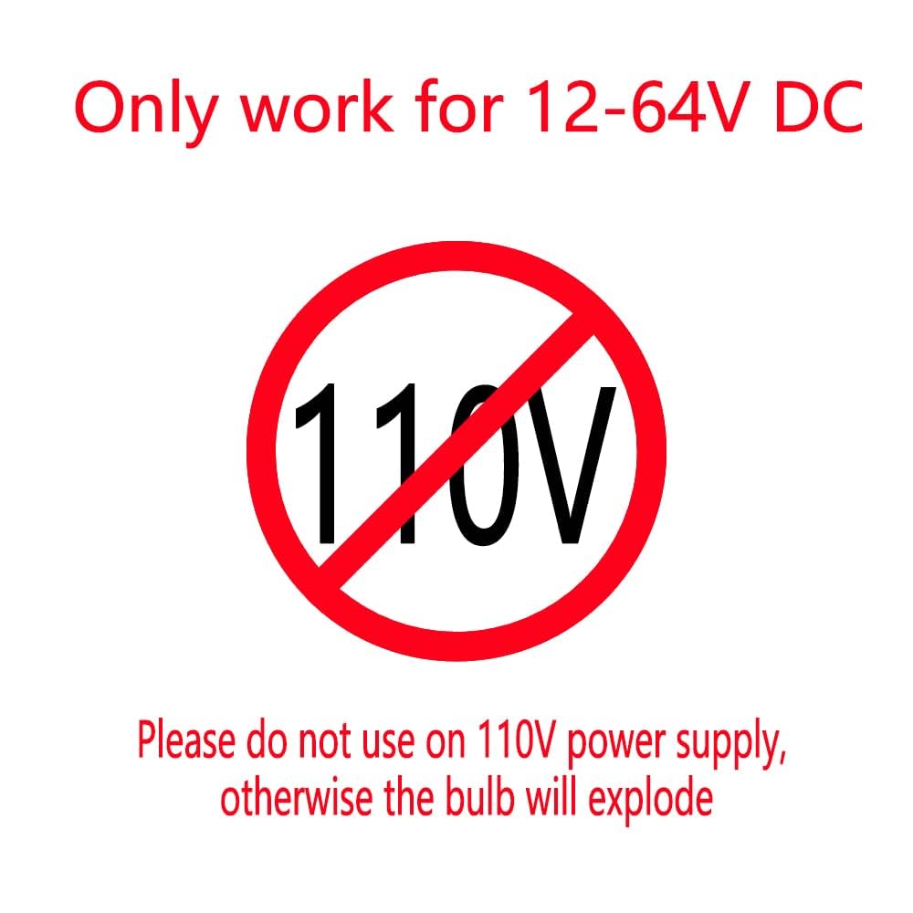KONPWAY 12V Low Voltage LED Light Bulbs - Neutral 3W, Pack of 6, Ideal for 12-36V Applications, Durable Plastic Construction