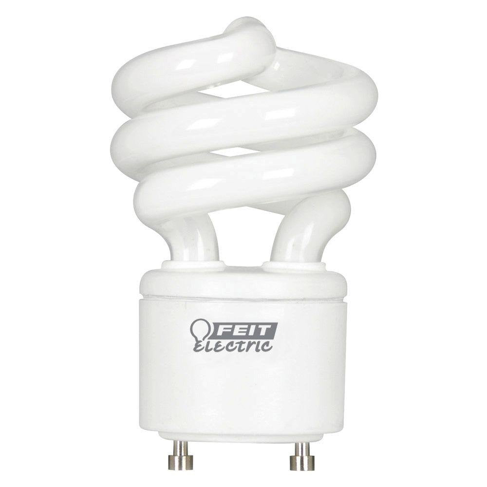 Feit Electric CFL Light Bulb, 60W Equivalent, GU24 Base, Non-Dimmable, 900 Lumens, 4100K Cool White, 1 Pack