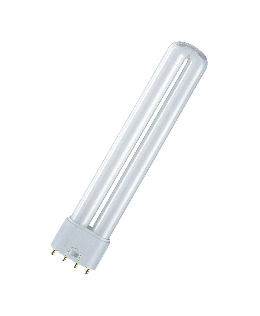 OSRAM DULUX L18W Compact Fluorescent Bulb, 18W, Cool White, Model 0290-018840, Copper Material