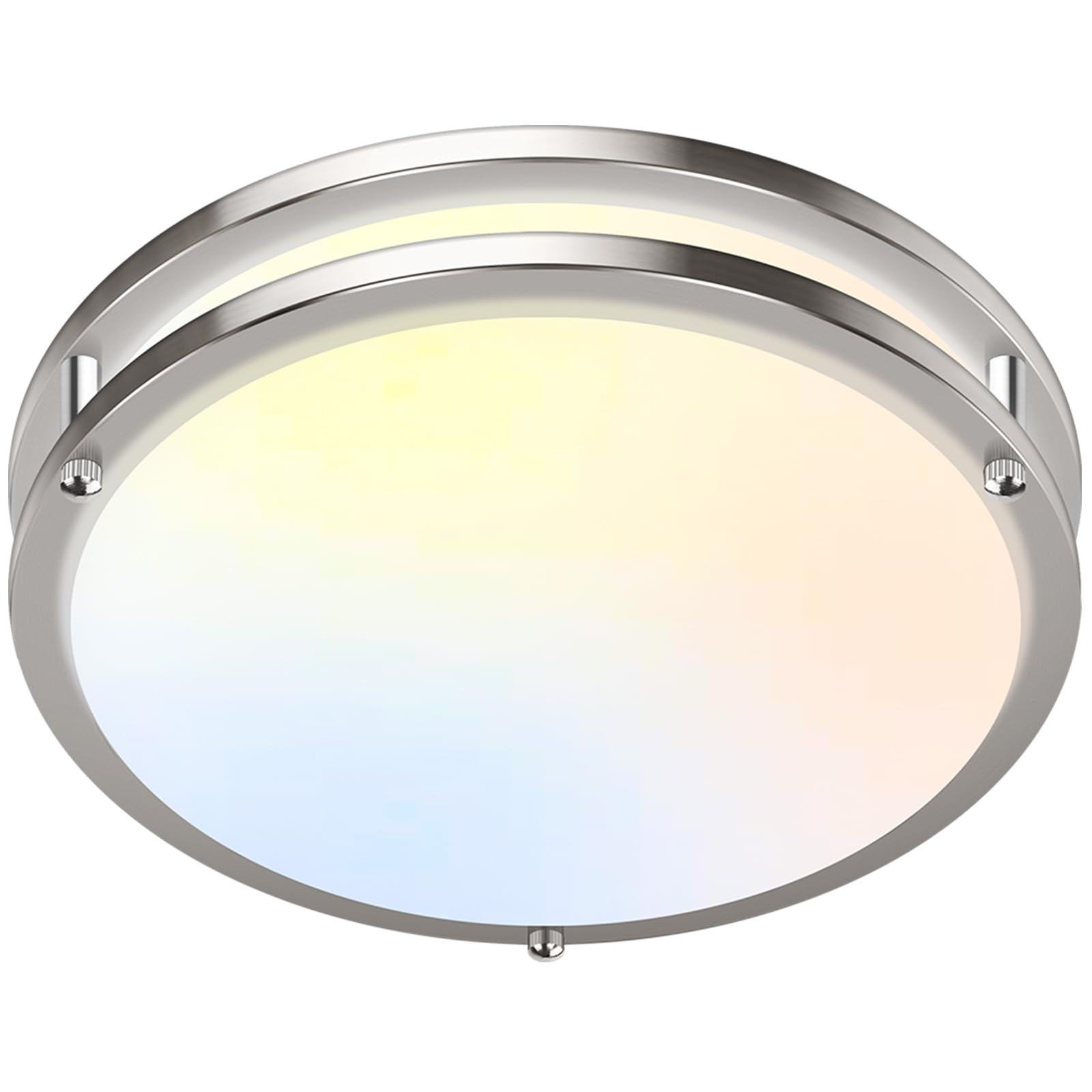 1-Pack 36W LED Ceiling Light Fixture (450W Equiv)  12IN Modern Flush Mount Ceiling Lights  Dimmable Ceiling Lamps Super Bright 3200LM  2700K/3000K/4000K/5000K/6500K Adjustable for Bedroom Kitchen