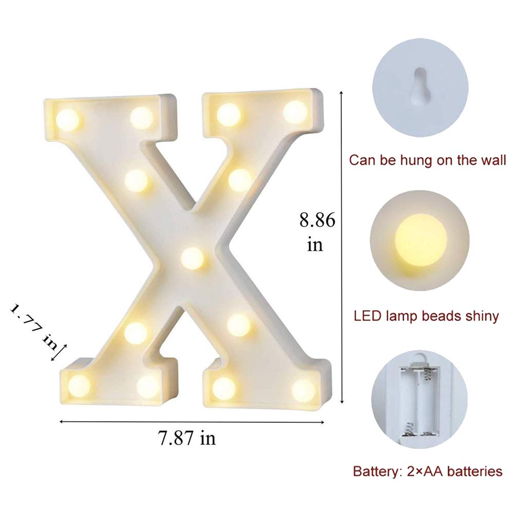 MUMUXI Light Up Marquee Letters and Numbers - Battery Powered, Bright, for Weddings, Birthdays, Parties, Celebrations, Home Decor