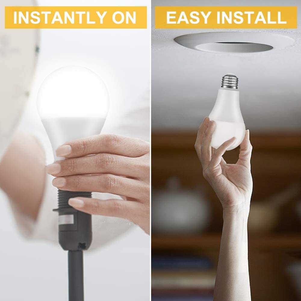 Kindeep A21 Led Super Bright Light Bulb,150-200W Equivalent 23W E26 Led Bulb, 2500 Lumens, Warm White 3000K For Your Home, Offic