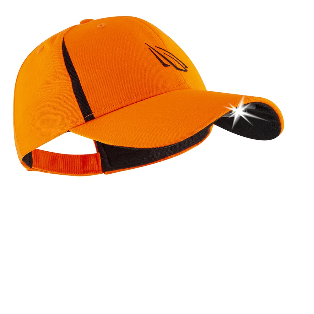 Panther Vision LED Hat Light - POWERCAP 3.0 USB Rechargeable Cap with Bright Headlight, IPX4 Rating, One Size, Blaze Orange