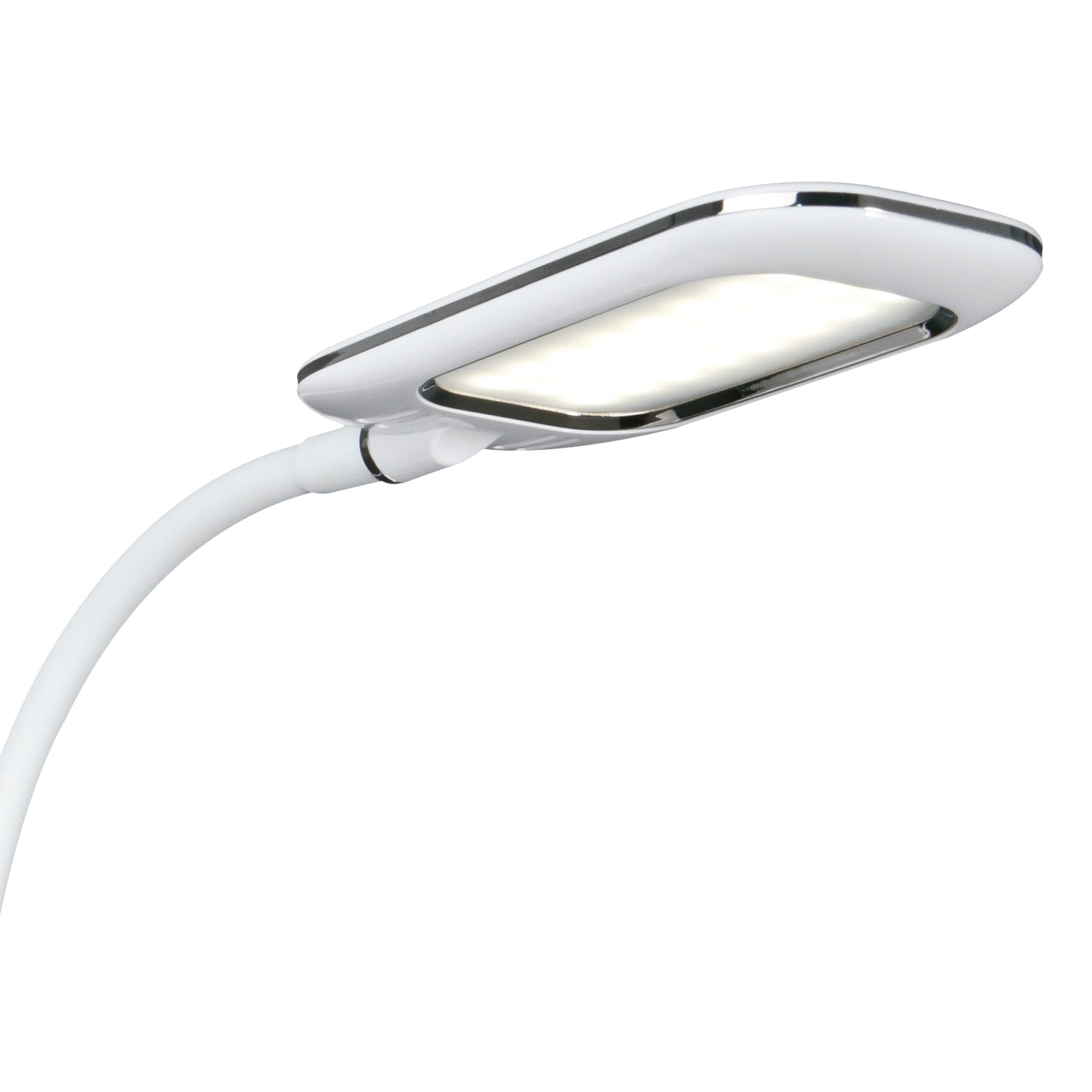 OttLite Prevention LED Desk Lamp, Wireless Charging, 19.5"H, White, Plastic, Medium Size