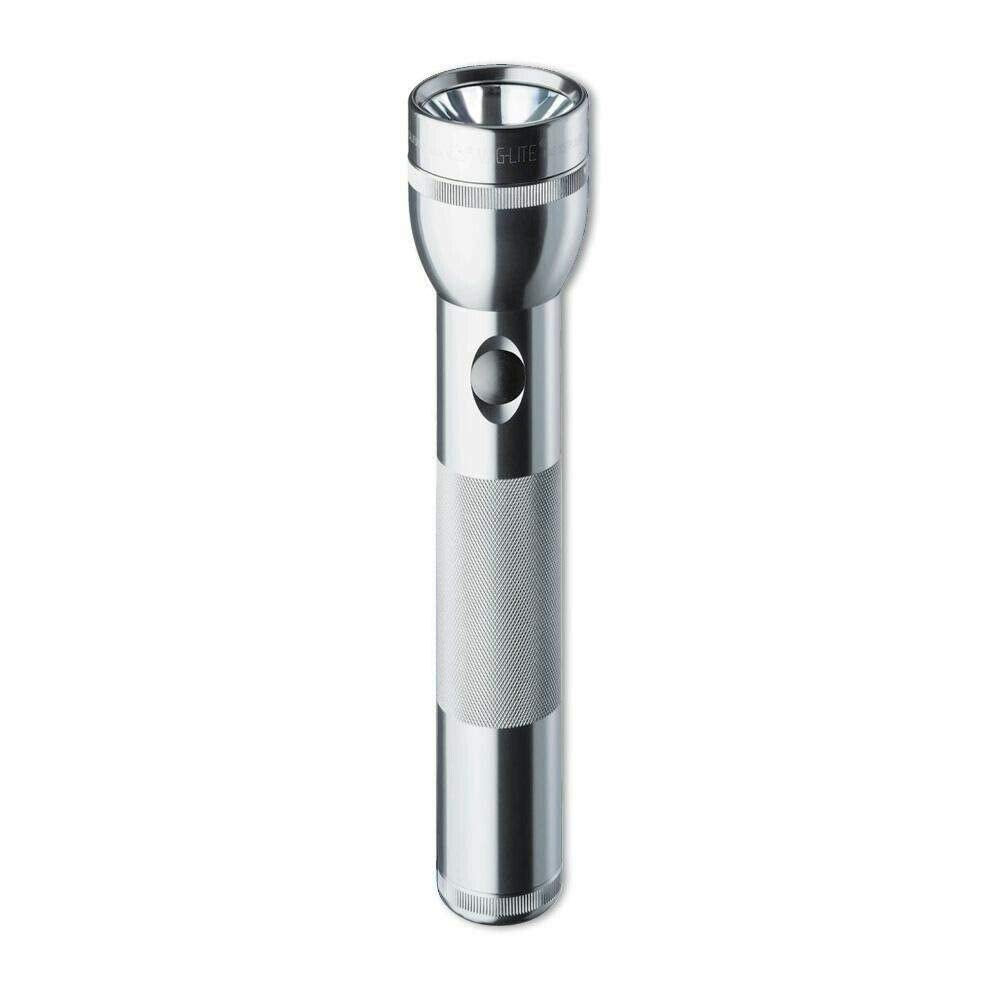 Maglite St2D106 Led 2-Cell D Flashlight, Silver