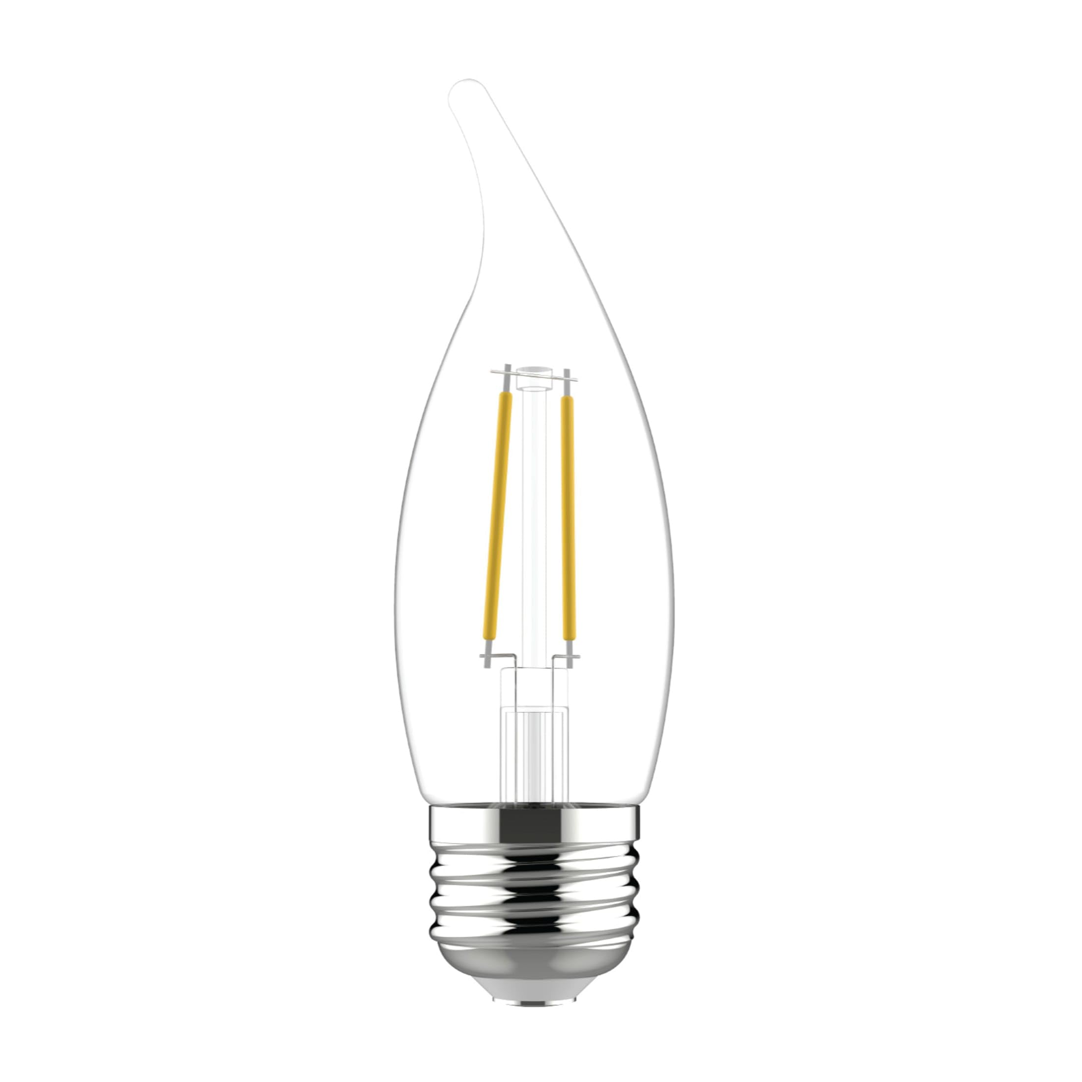 Ge Led Light Bulbs, 40 Watt, Soft White, Decorative Bulbs, Clear, Medium Base (12 Pack)