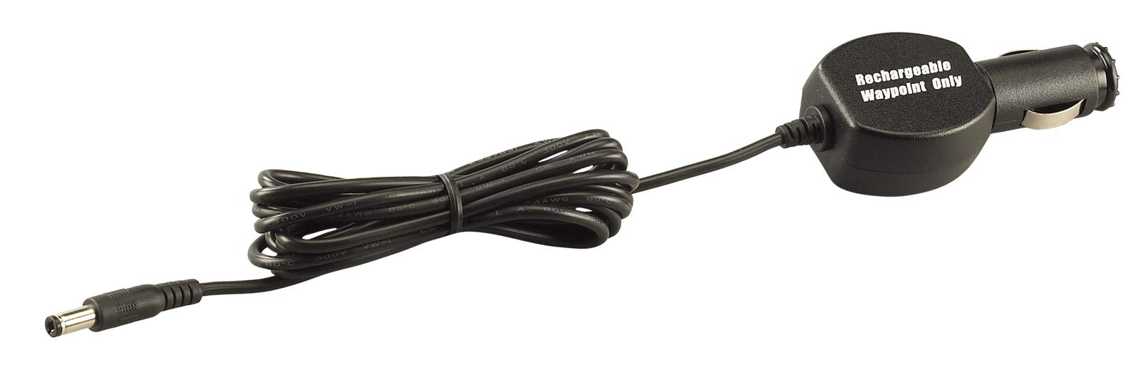 Streamlight 44923 12V DC Cord for Waypoint 300, Super Siege, BearTrap, Li-ion Bank Charger, Black, One Size, Plastic