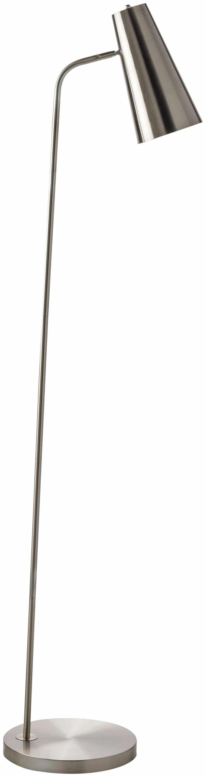 Boutiquerugs Mporokoso Boho Floor Lamp For Living Room - Shade Jute, Rattan - Iron Standing Lighting - Black, Gray, Charcoal, Be