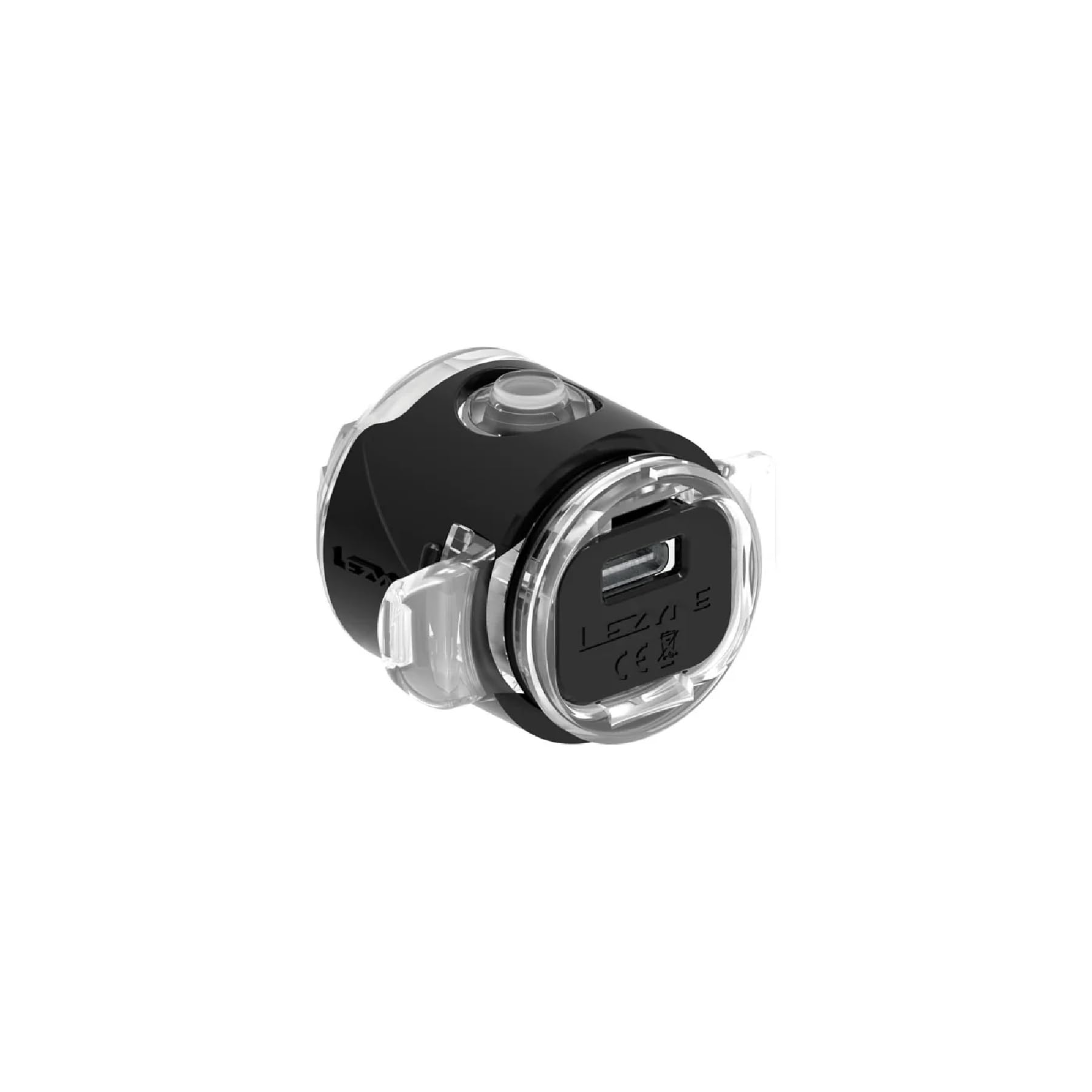 LEZYNE Femto USB Drive Front Bicycle Rechargeable IPX7 White LED Front Light w/Multiple Solid & Flash Modes | Versatile Silicone