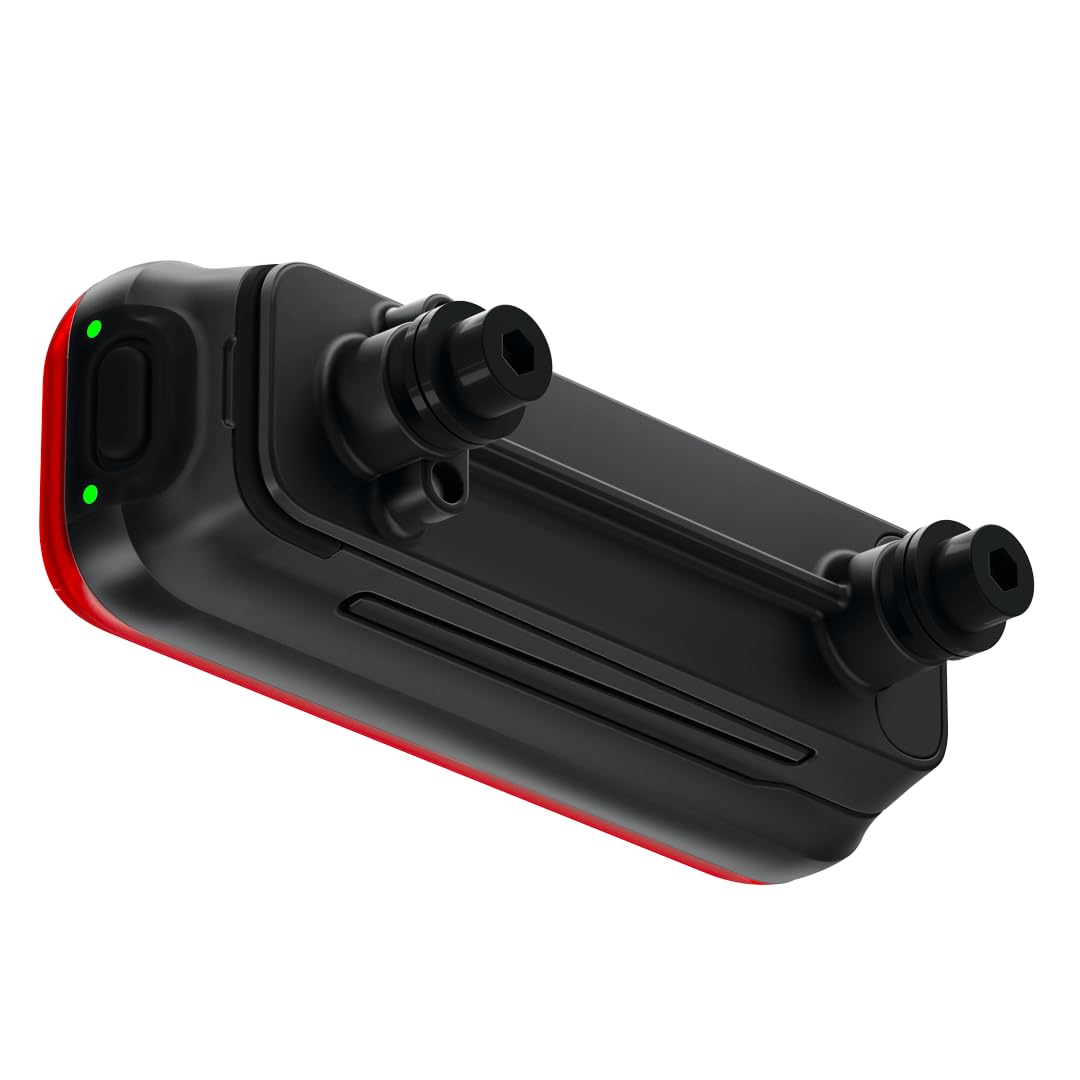 Knog Blinder Link Rear Bike Tail Light - 100 Lumen Rack Mount Rear Bike Light, 50 Hour Runtime, Low Battery Indicator, Fits 50-80Mm Racks - Powerful Bike Rear Light