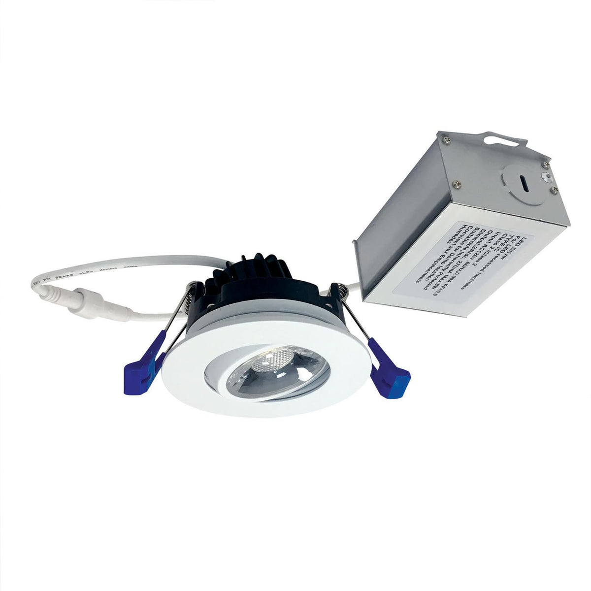 Nora Lighting Nm2-2Rg6040Mpw Nora Lighting Nm2-2Rg6040 M2 Led Canless Recessed Fixture 2'' Adjustable Trim - Ic Rated And Airtig