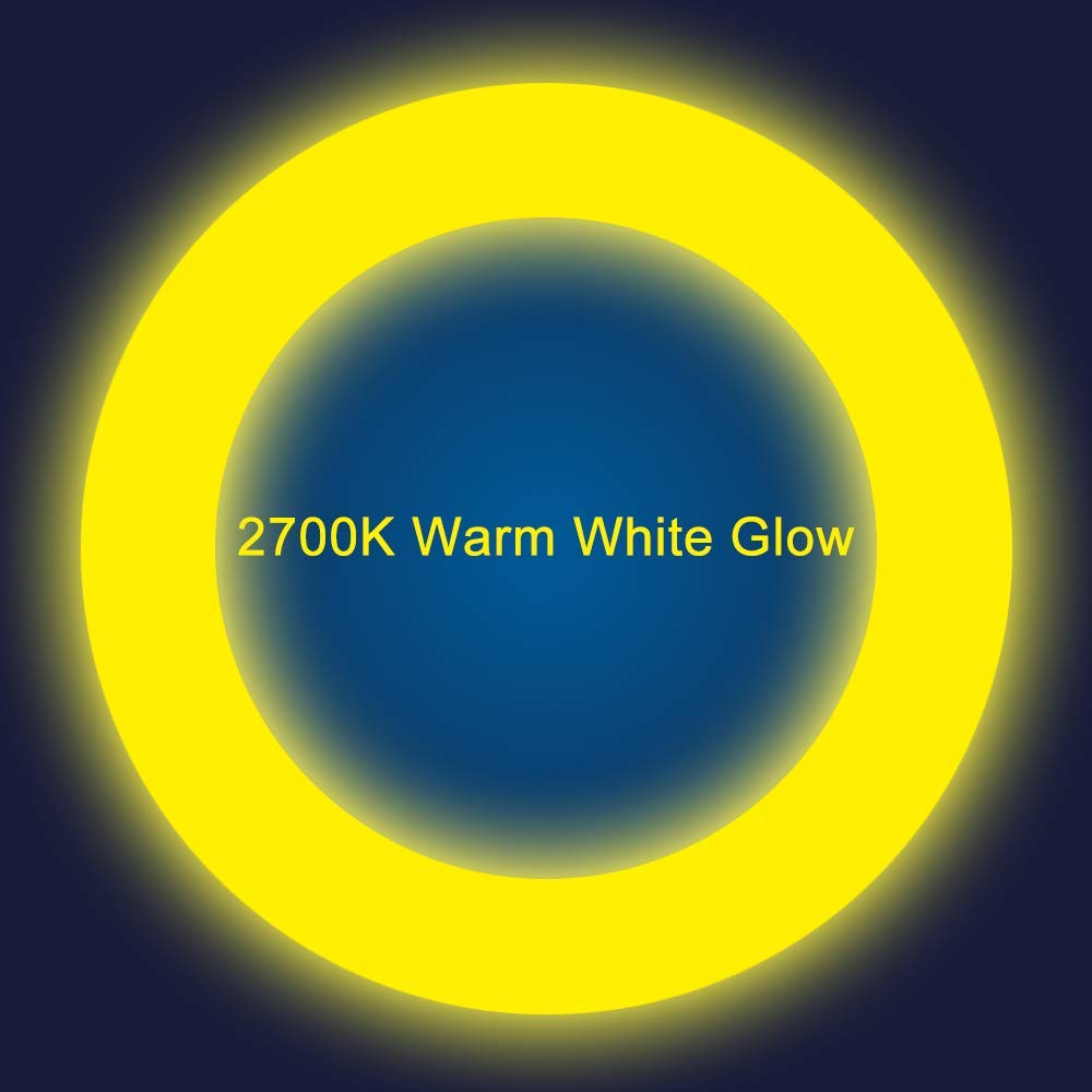 Iledlight T9 Led Circline Bulb 12&quot; 2700Lm Soft White 4000K Replacement For 32W Flu