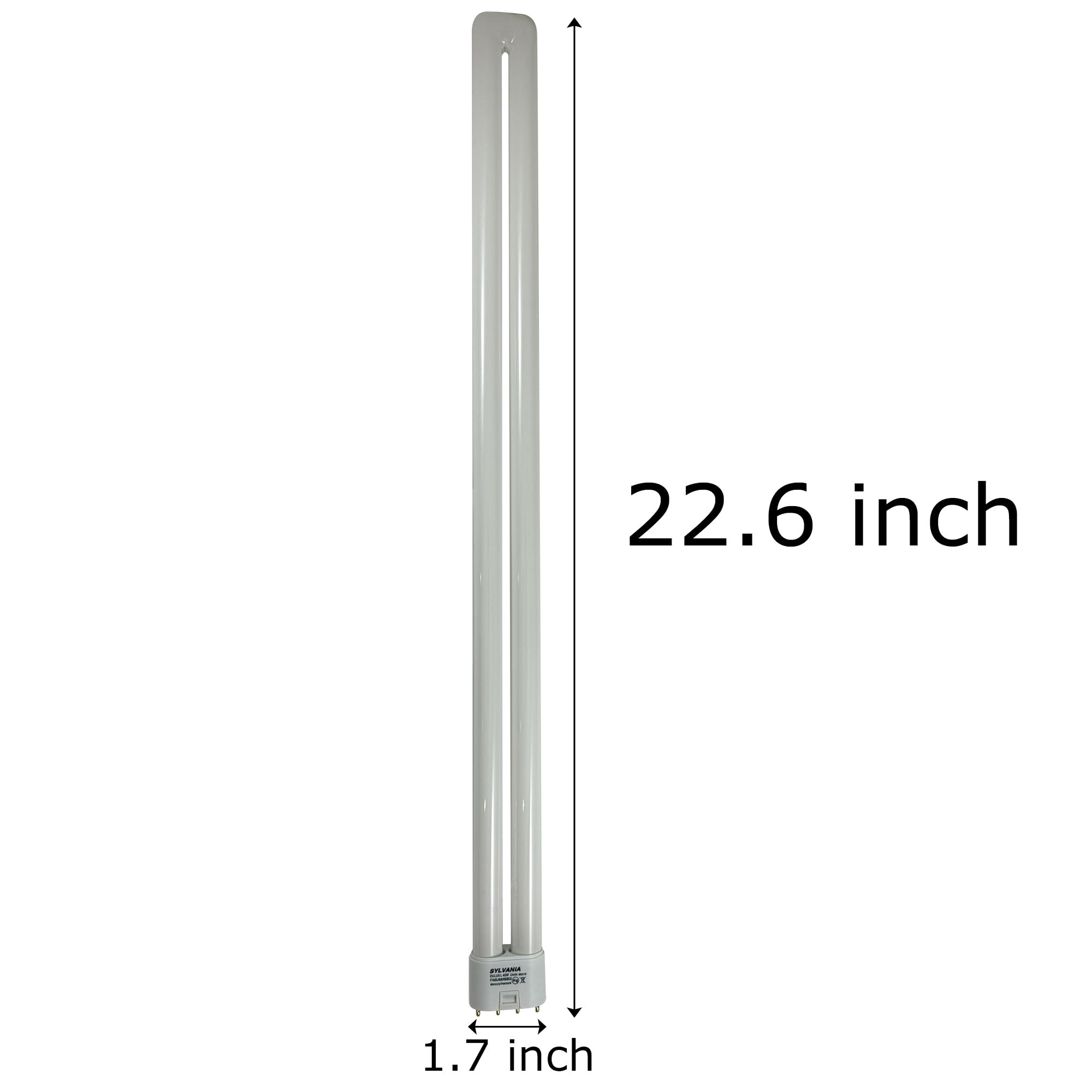 Sylvania 40W 4 Pin 2G11 Neutral White Long Single Twin Tube CFL Bulb