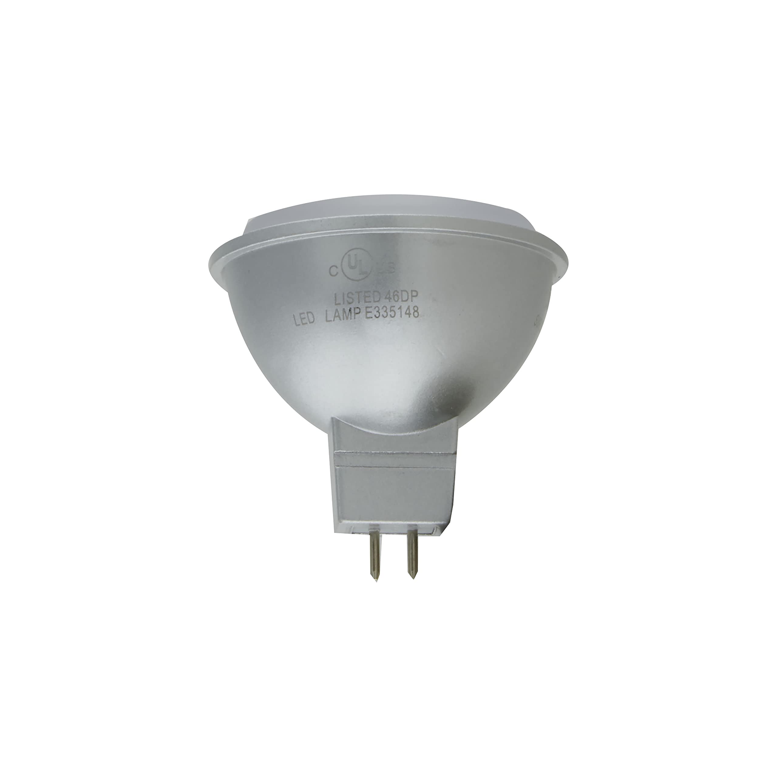 Satco S8635 8W Mr16 Led Silver-Back Reflector Light Bulb, Gu 5.3 Base, Dimmable, 15-Degree Beam, 2700K