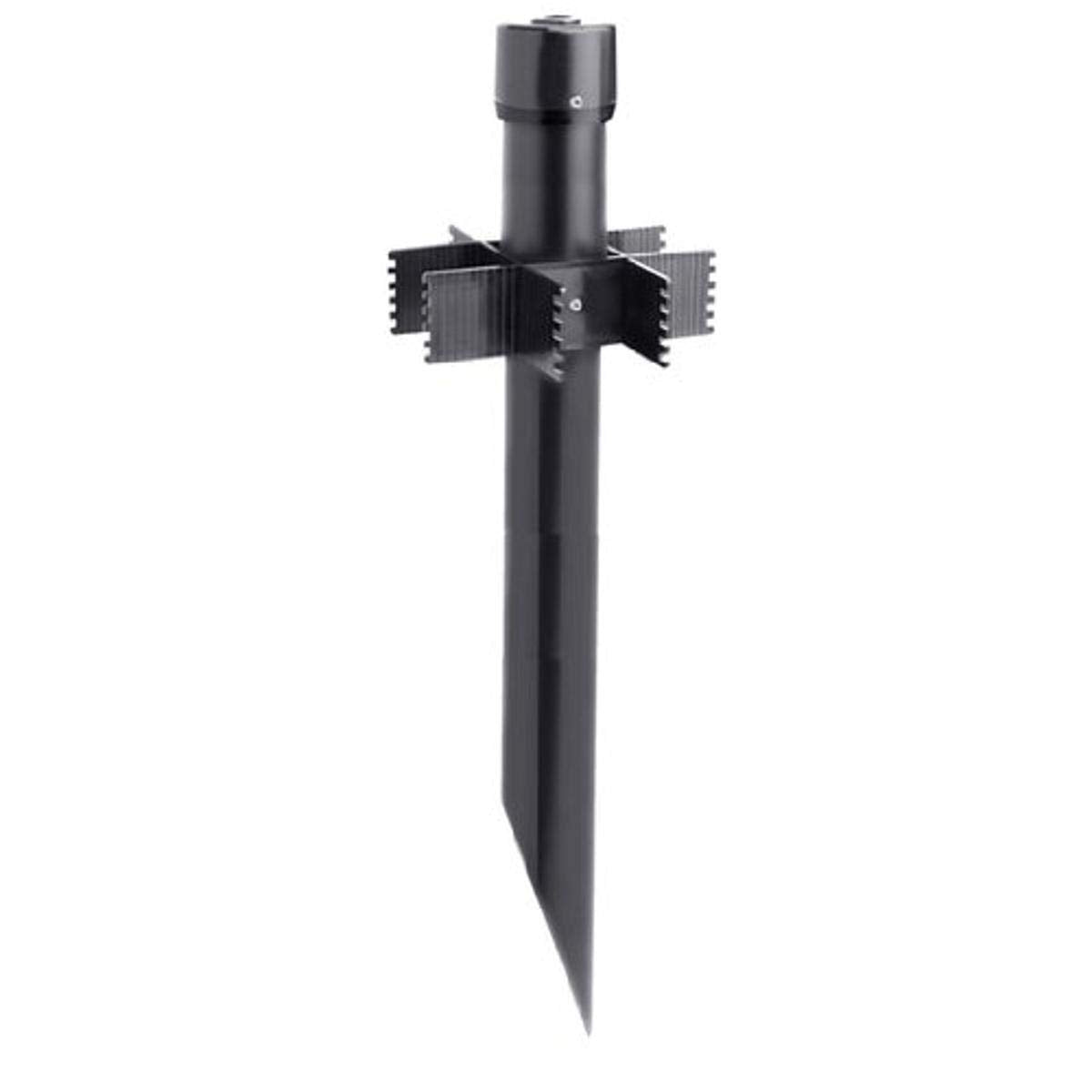 Rab Lighting Mp25B Mighty Post, 25'' Height, Black, Multicolor