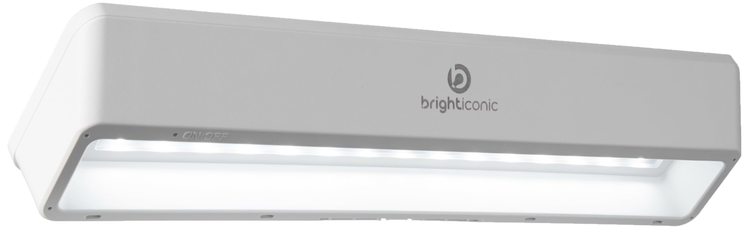 BRIGHTICONIC Solar LED Sign Lights - Wireless, Waterproof, Dusk to Dawn, Outdoor Lighting for Real Estate Signs - 2 Pack, White