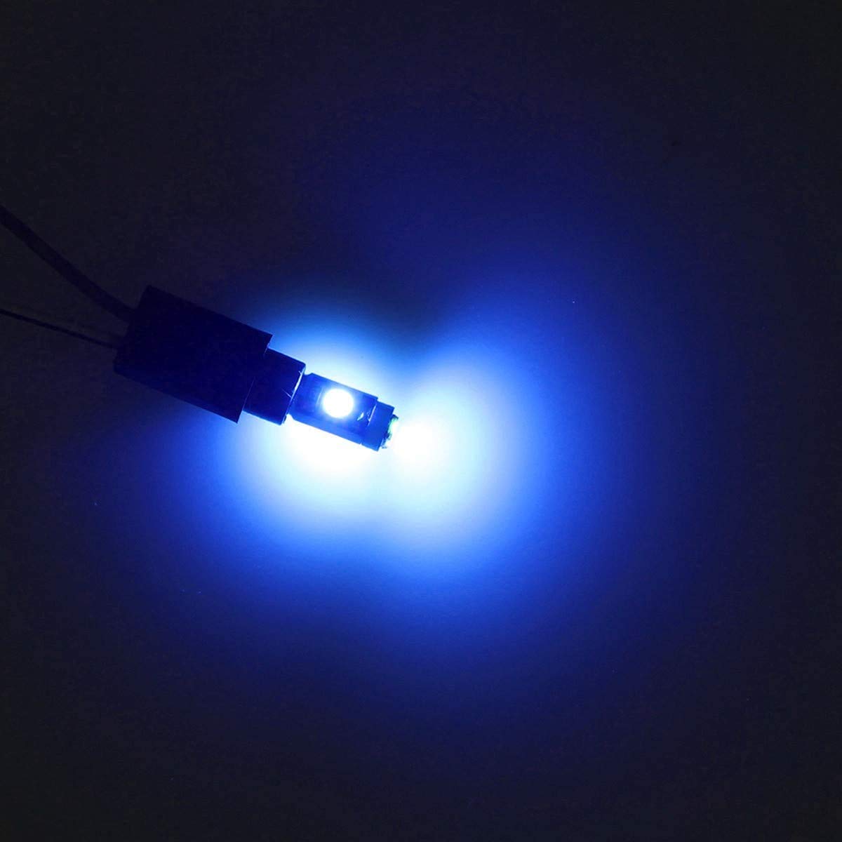 Nanpoku Super Bright 12X T5 74 73 37 2721 Led Bulb For Dashboard Instrument Panel Gauge Cluster Indicator Lights(Blue)