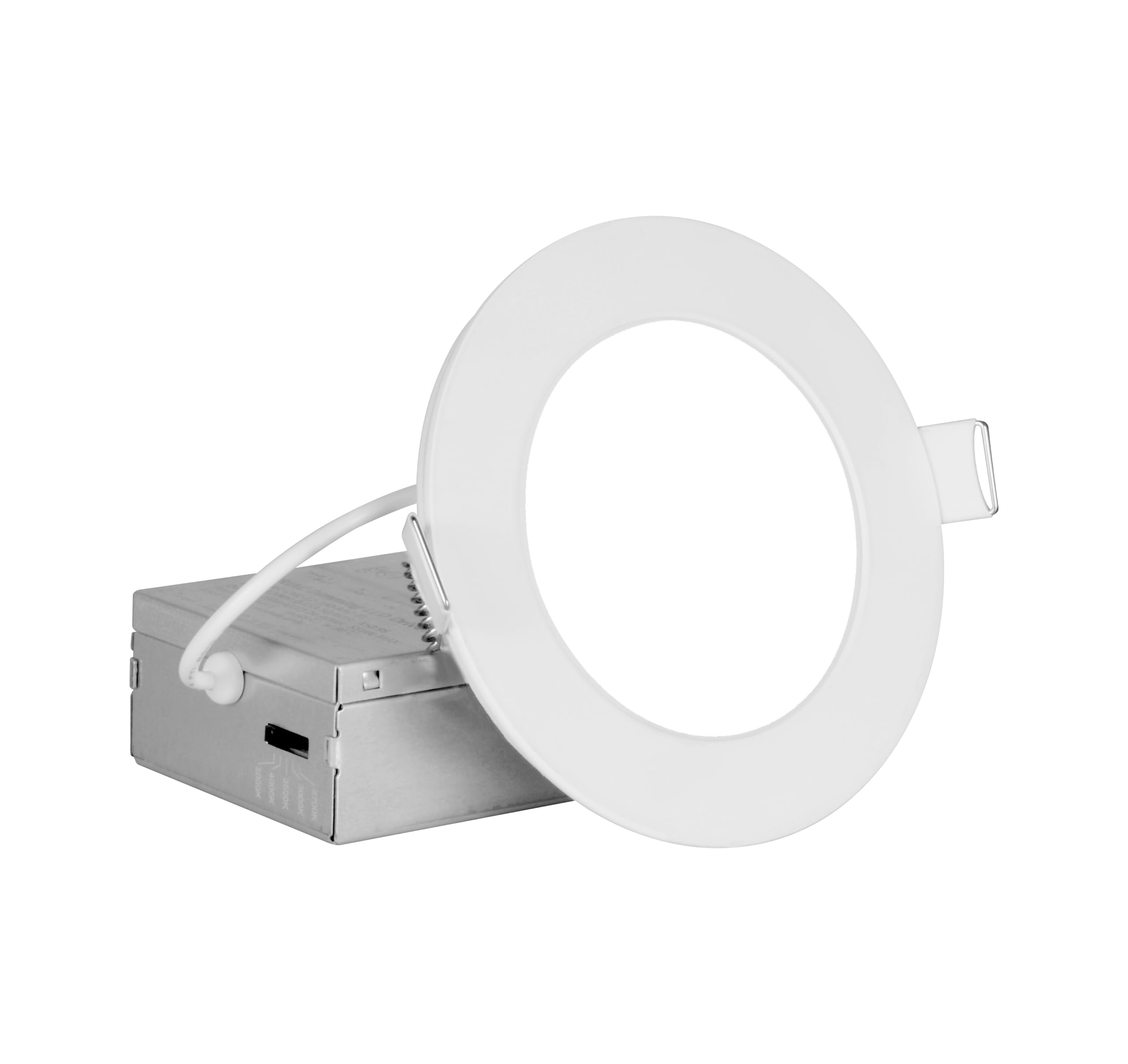 REL Selectable 4 in. White Remodel LED Downlight Kit (REL41120SRDWH)