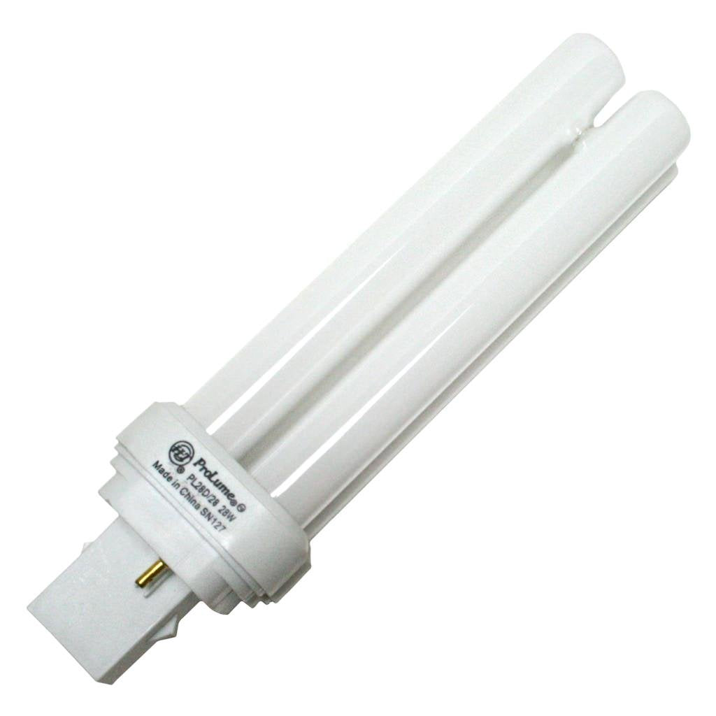 ProLume PL28D/28 28W Double LED Bulb 2800K GX 32D-3 Glass