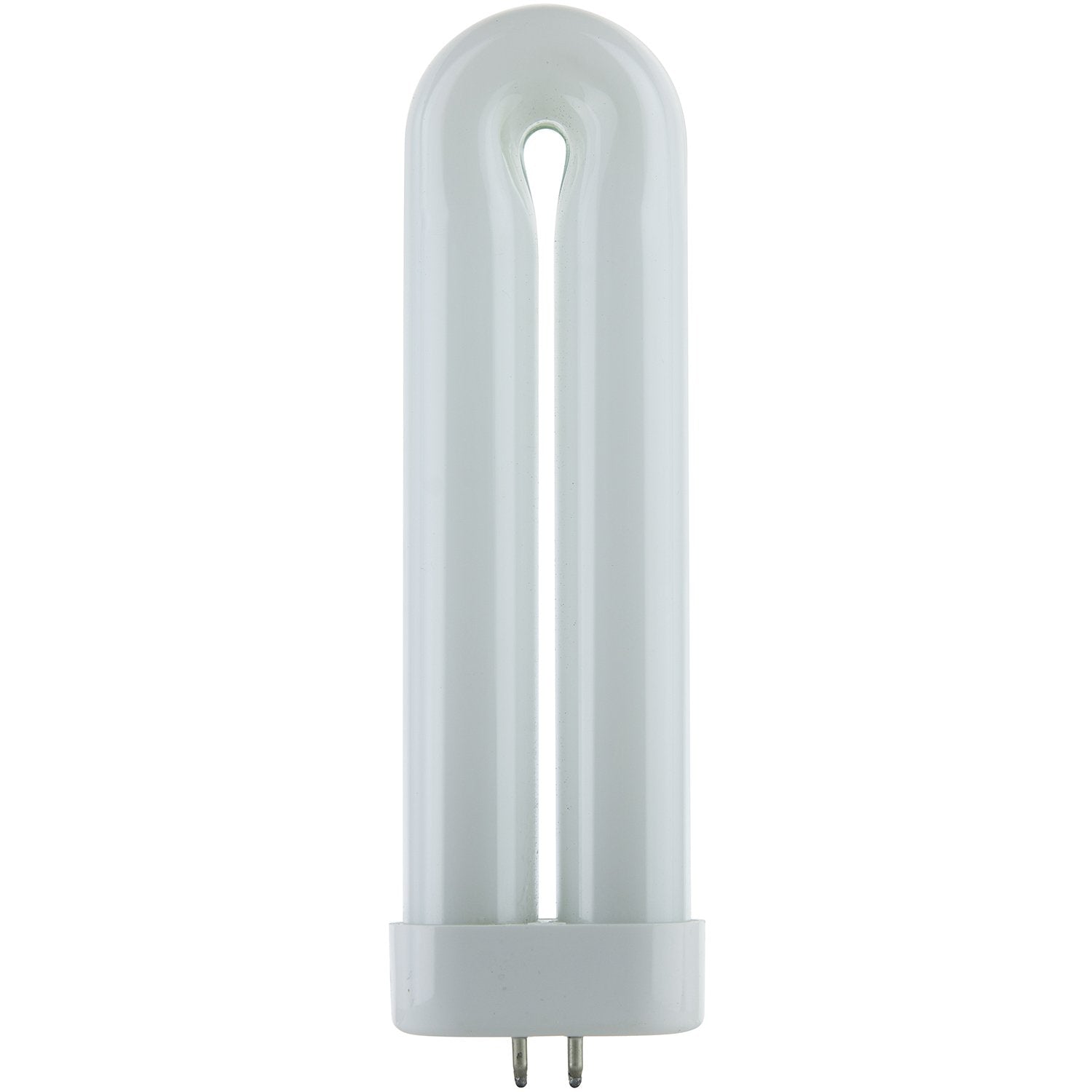 Sunlite 05100-SU T6 Fluorescent U-Shaped Light Bulb, 12 Watts, 505 Lumens, GX10q 4-Pin Base, Plug-in, 5,000 Hour Life Span, Club