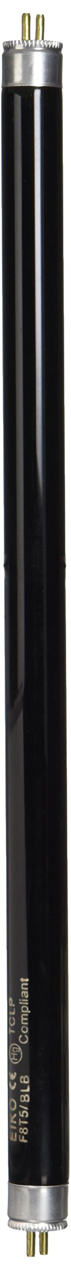 Eiko F8T5/BLB Halogen Bulb, 8W, Black, Light Blue UVA, G5 Base, Tungsten