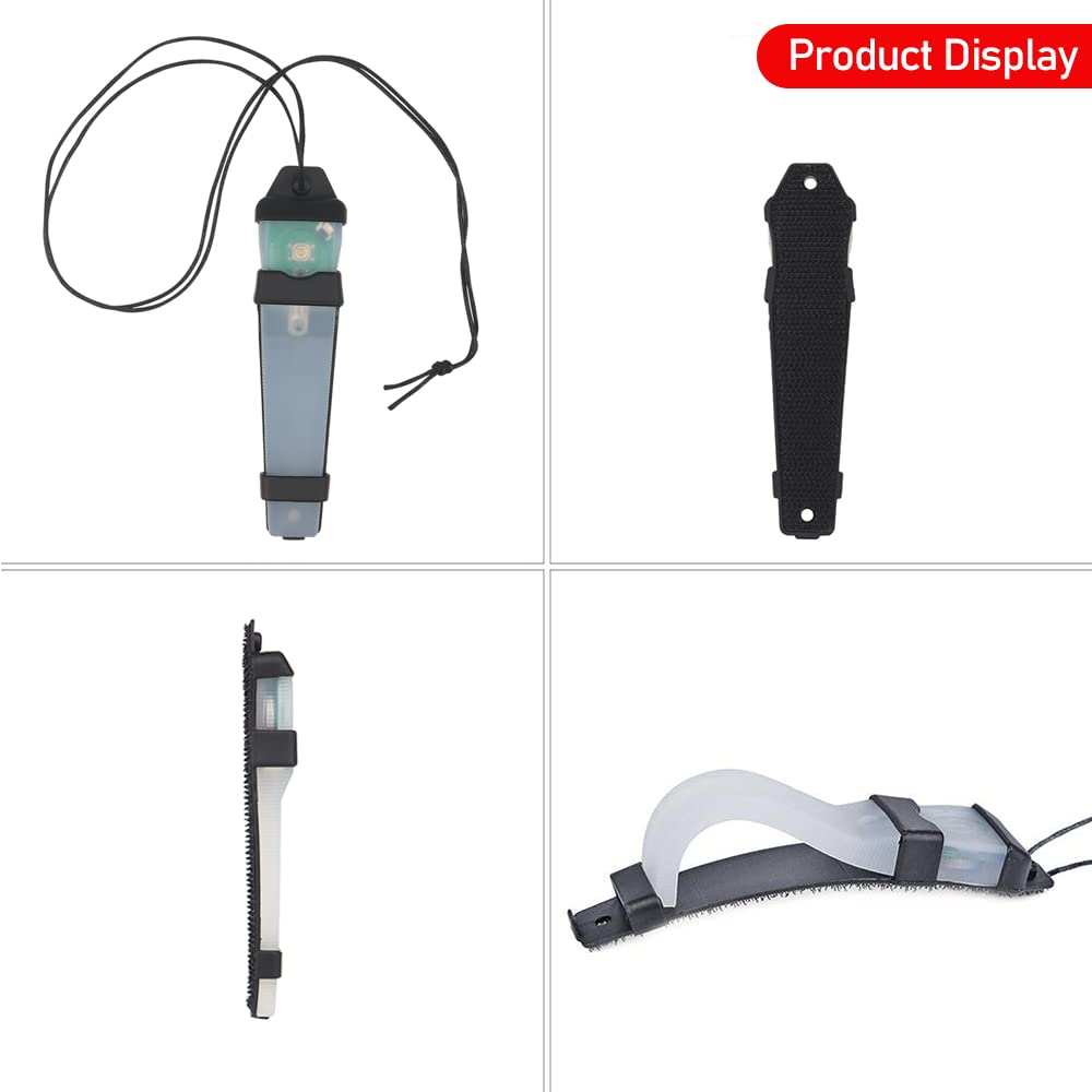 SkySmile 2 Pack Personal Identification Marker Light Tactical FMA Helmet Safety Flashing Signal Light for Outdoors Hunting Hikin