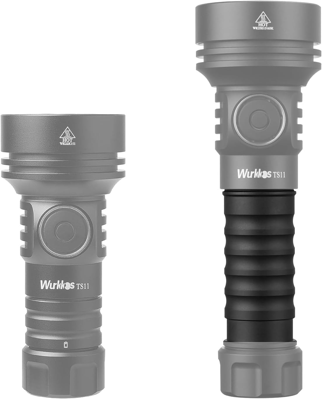 Wurkkos Long Tube for TS11 - Black, Durable Design, Perfect Fit for Enhanced Performance