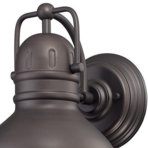 Westinghouse 6204600 One-Light LED Outdoor Wall Fixture, Dimmable, Oil Rubbed Bronze Finish, Frosted Prismatic Lens, No Size