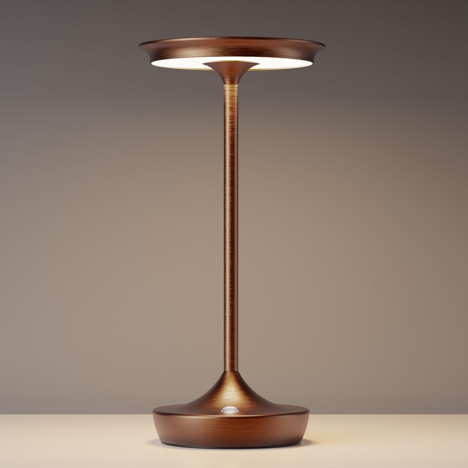 Tpczqj Led Cordless Table Lamp Rechargeable- Battery Operated Touch Lamps,Portable 3 Color Dimming Waterproof Lights For Patio/R